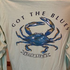 Men’s Long Sleeve Salt Life Shirt Size XL